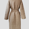 Doudoune trench beige